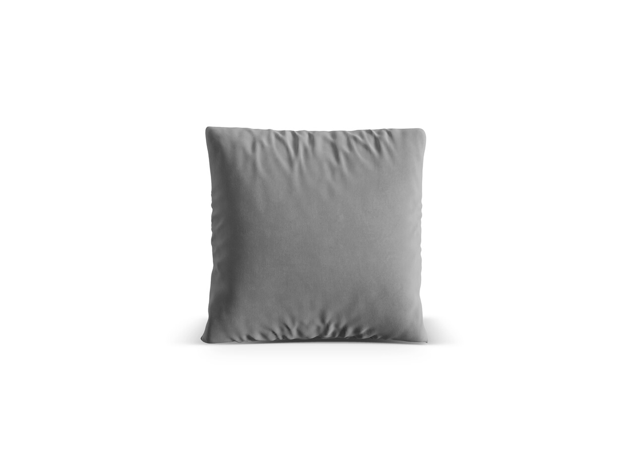 Perna decorativa, Nuria-88, Micadoni Home, 40x40 cm, catifea, gri - imagine 3